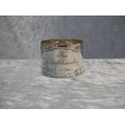 Napkin Ring silver plated, 3.4x4.5 cm