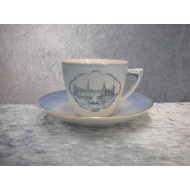 Castle service, Coffee cup set no 305, 6x7.5 cm, Factory first, B&G
