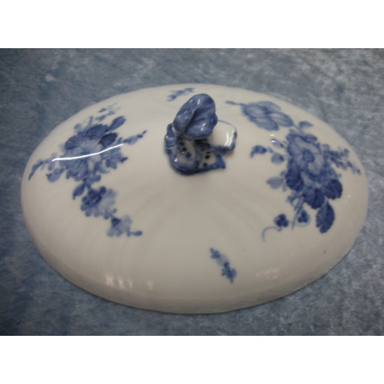 Blue Flower Curved, Lid for lid dish no. 1732, 25.5x17.5 cm, 2 sorting, Royal Copenhagen
