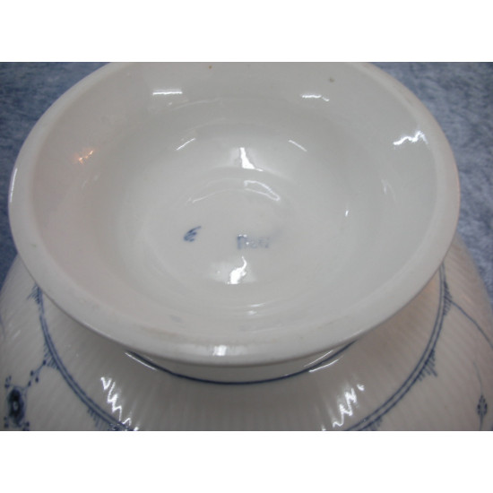 Blue Fluted / Blue painted, Large round antique Tureen without lid, 1 sorting, Bing & Grondahl