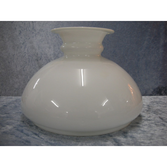 Glas Kuppel hvid, 14x18 cm Holmegaard