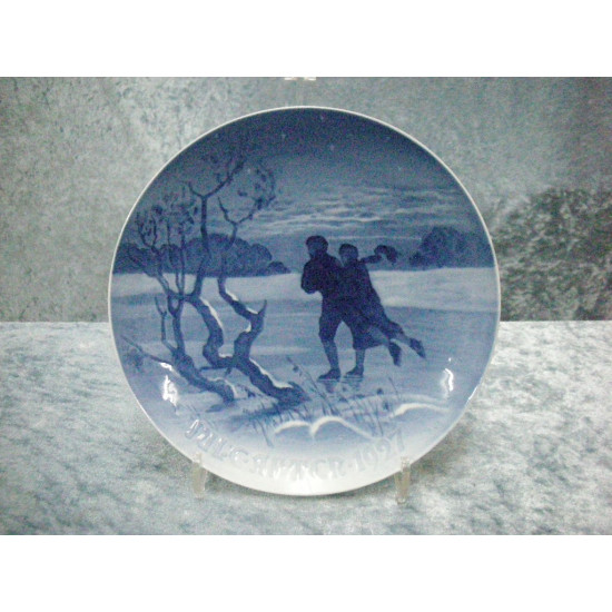 Christmas plate, 1927, 18 cm, Factory first, Bing & Grondahl