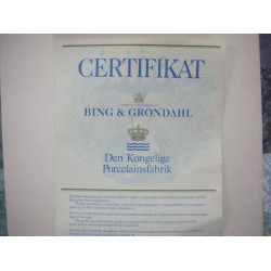 Samarbejdsplatte nr 9137, 21 cm, Bing & Grøndahl og Royal Copenhagen