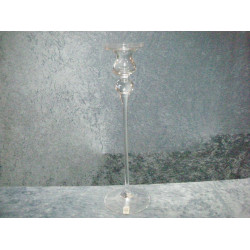 Cassiopeia Candlestick clear glass, 29.5 cm, Holmegaard