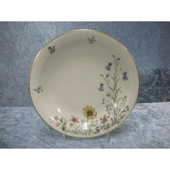 Denmarks Flora porcelain, Deep plate, 22.5 cm, Krautheim Selb Bavaria