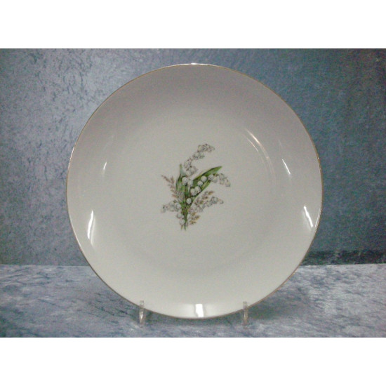 Lily of the valley, Flat Dinner plate, 24.8 cm, Krautheim Selb Bavaria