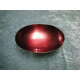 Silverplate Bowl with red enamel, 3x11x8 cm, Denmark