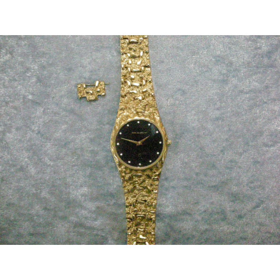 Povl Klarlund Wristwatch in gold-plated steel no. 150.010, 3.2 cm