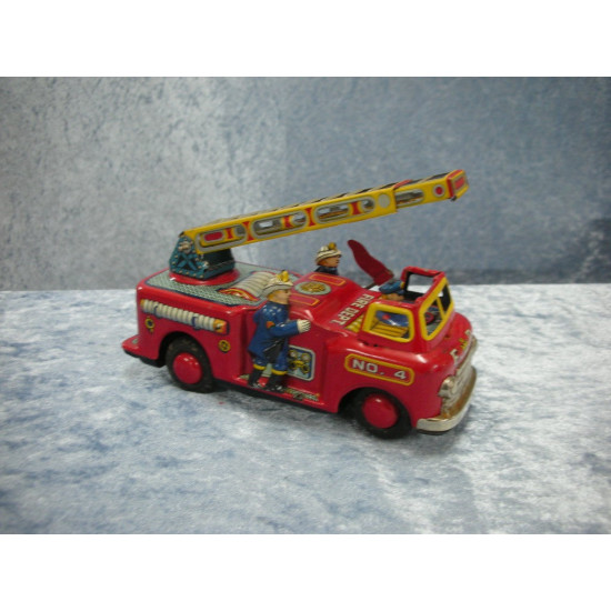 Old Fire truck no. 4, 6.5x15.5x6 cm