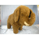 Gammel Plys Elefant, 37x48 cm
