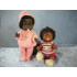 2 old rubber dolls, 26 cm