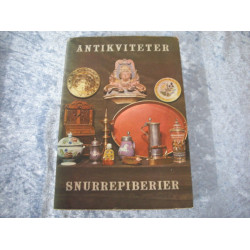 Antikviteter / Snurrepiberier bog, 23.5x16 cm