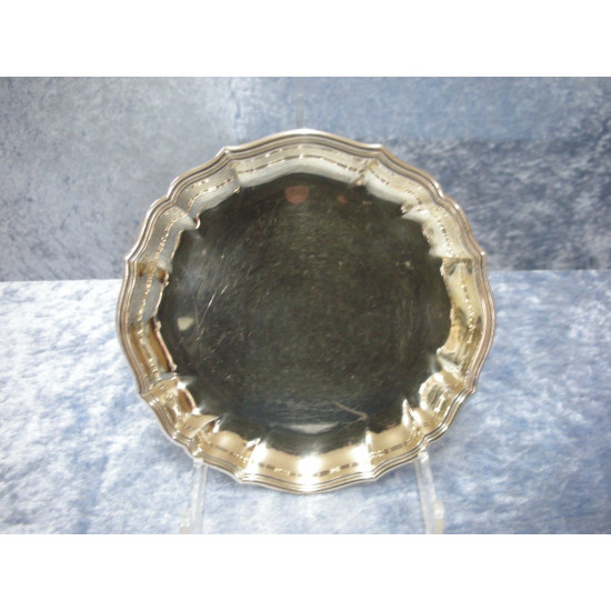 Silver plated Dish / Bottle tray, 15 cm, Atla / Cohr, Denmark
