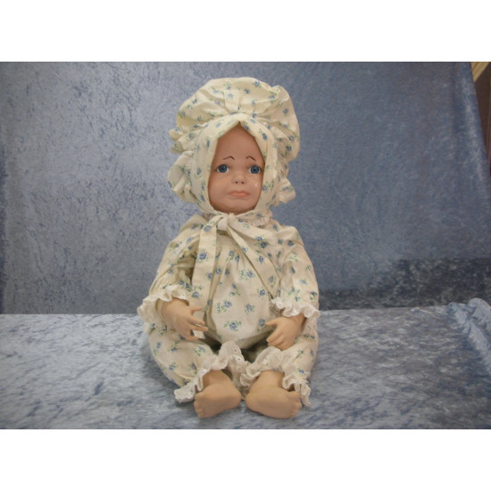 Doll with 3 faces, 49 cm, see description