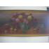 Maleri med Blomster og andet, 61.5x128.5 cm