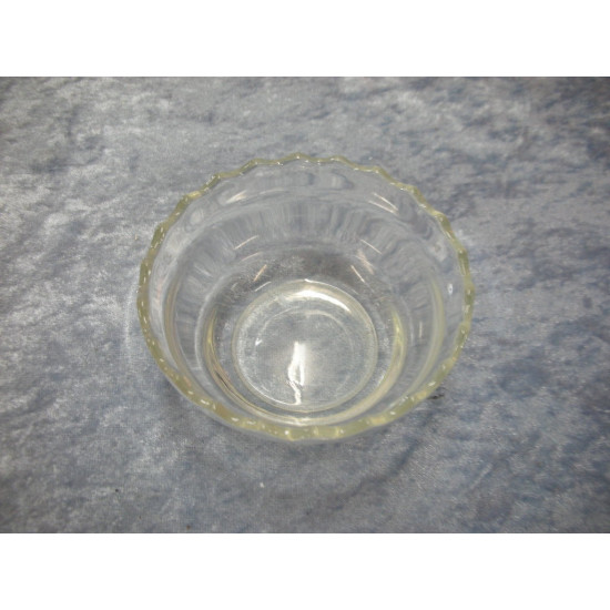 Glass insert with serrated edge, 4.5x9.5 cm (8.3 cm)