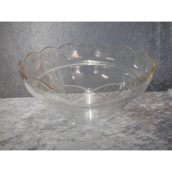 Glass insert with wavy edge, 13.5x27.5 cm (21 cm)
