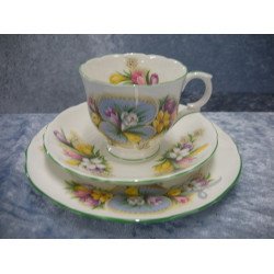 Anniversary Greetings April, Cup set, 3 parts, Staffordshire