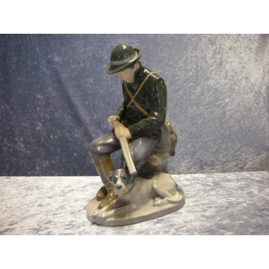 Hunter with dog no 1087, 21 cm, Factory first, RC