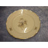 Brown Orchid china, Plate flat, 24 cm, Kpm
