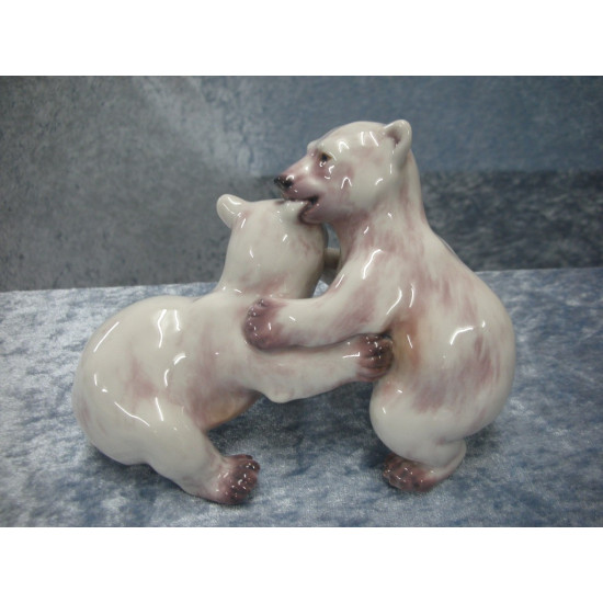 Dahl Jensen, Polar bear cubs no. 1339, 10.5x15 cm, Factory first