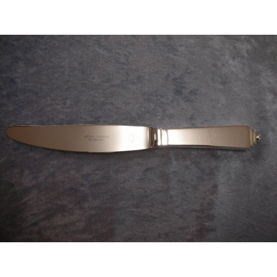 Pyramid silver plated, Knife with cutting edge with short handle, 19.5 cm, Georg Jensen