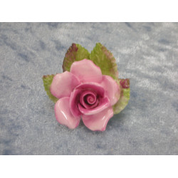 Landsbyrose / Old Country Roses, Bordkortholder lyserød, 3x3x4 cm, RA
