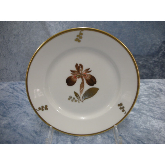 Brown Iris china, Flat Plate no 9055, 15.5 cm, 1 sorting, RC