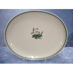 Quaking grass, Dish oval no 9722, 27x21.5x3.5 cm, Factory first, RC