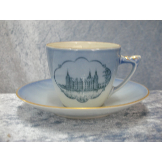 Castle service, Coffee cup set Frederiksborg no 305, 6x7.5 cm, Factory first