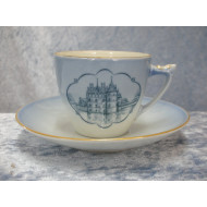 Castle service, Coffee cup set Egeskov no 305, 6x7.5 cm, Factory first, BG
