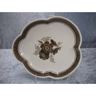 Tranquebar brown, Cake dish leaf no 924, 20x18 cm, Factory first, RC