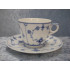 Fluted plain, Coffee cup set no 1/80, 5.7x7 cm, Royal Copenhagen