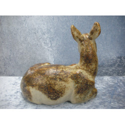 Young deer Stoneware no 20506, 22.5x24 cm, Factory First, RC
