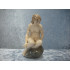 Girl on stone no 4027, 15 cm, Royal Copenhagen-3
