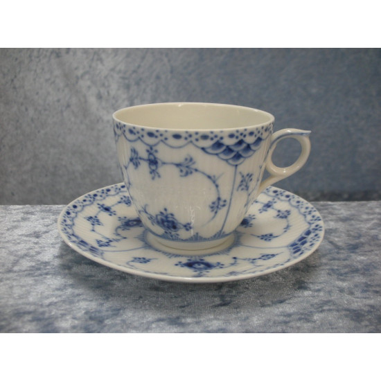 Blue fluted half lace, Coffee cup set no 1/756, 6.5x7.5 cm, 2nd sorting, RC
