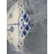 Blue fluted half lace, Bowl on foot / Centerpiece 1/513, 14.8x21.3 cm, 1.