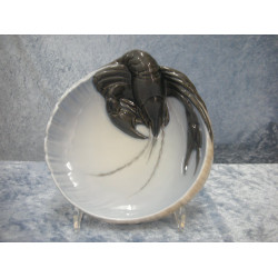 Lobster bowl small no 3277, 4x16x16 cm, 1. sorting, Royal Copenhagen