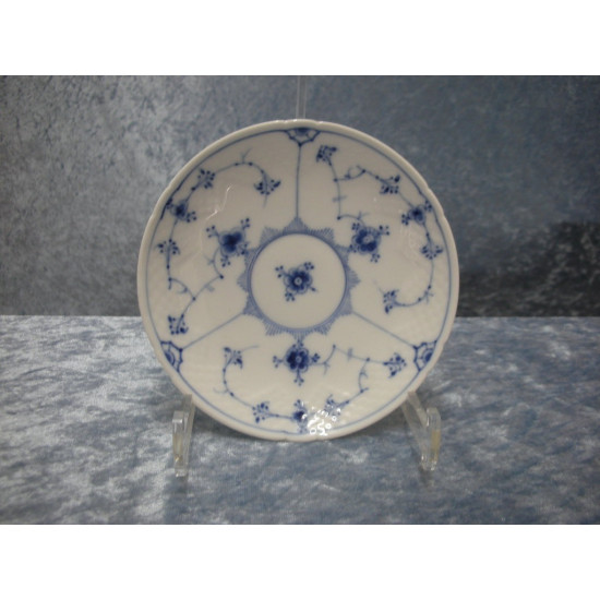 Fluted / Blue painted with dandruff edge, Saucer no 305, 13.5 cm, Factory first, B&G