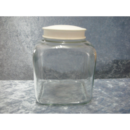 Storage glass, 16x12x12 cm, Holmegaard