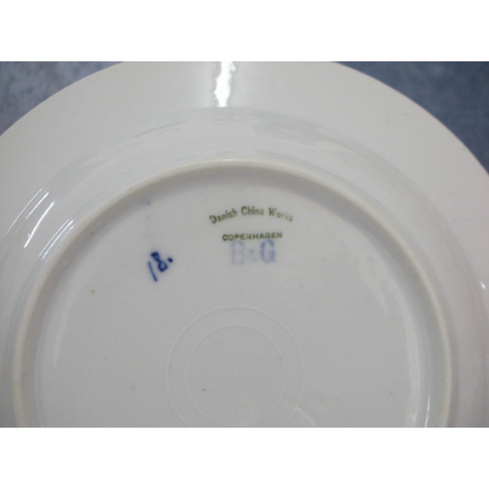 Fluted / Blue painted plain, Deep Plate, 19.2 cm, 1 sorting, B&G