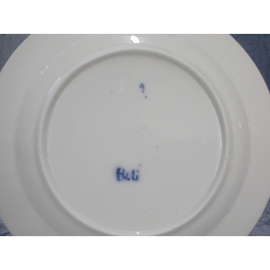 Fluted / Blue painted plain, Flat Plate, 18.5 cm, 1 sorting, B&G