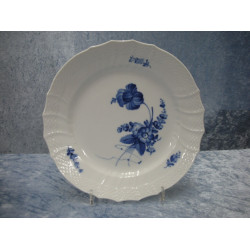 Blue Flower curved, Flat Dessert Plate no. 1625, 17.5 cm, RC