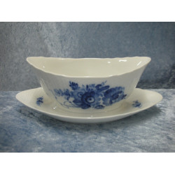 Blue Flower curved, Sauce boat / Gravy bowl no 1661, 8x23x12 cm, RC
