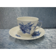 Blue Flower curved, Coffee cup set no 1870, 6.5x8 cm, RC