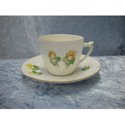Winter aconite, Coffee cup set no 102+305, 6x7.5 cm, Factory first, B&G