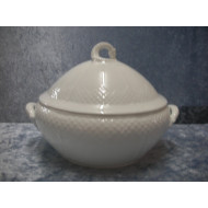 Elegance white porcelain, Lid dish / Bowl with lid / Terrine no. 5, 18x25x22 cm, Bing & Grondahl