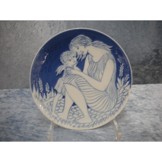 Mother's Day plate 1978, 15.5 cm, Factory first, Royal Copenhagen