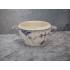 Blue fluted half lace, Sugar bowl without lid no. 1/606, 6.5x15x10.5 cm, 1 sorting, RC