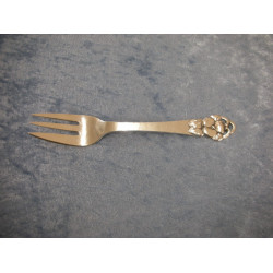 Apple blossom silver cutlery, Cake fork, 14 cm